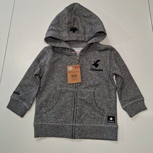 NWT Grey Canadiana Zip Up Hoodie